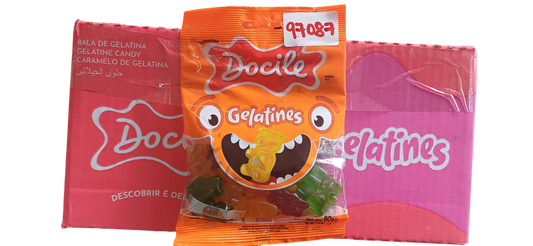 DOCILE GELATINES BEARS CANDY 80G*24PCS