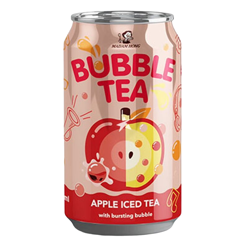 MADAM HONG APPLE ICED BUBBLE TEA 320ML*24