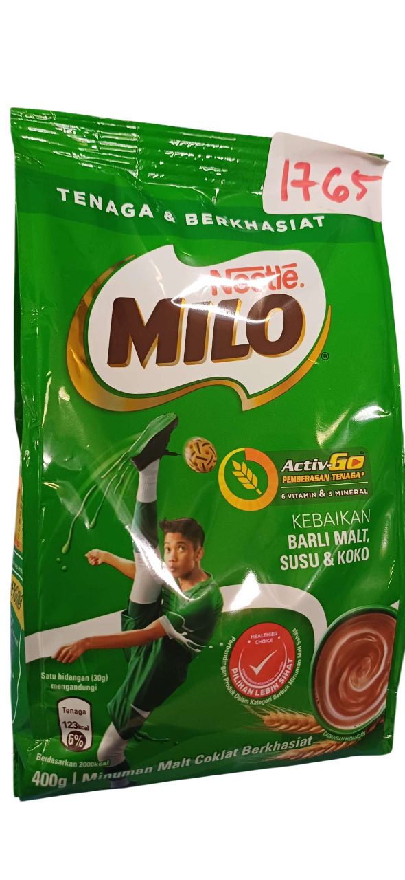 NESTLE MILO ACT-GO PCKTS 400G*24PCS SOFTPACK