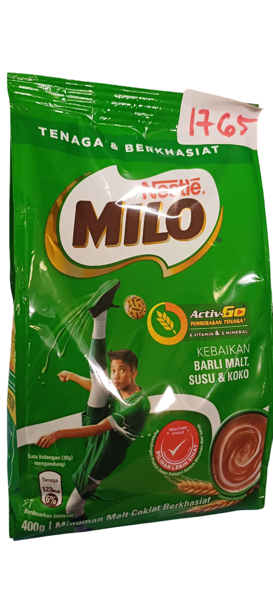 NESTLE MILO ACT-GO PCKTS 400G*24PCS SOFTPACK