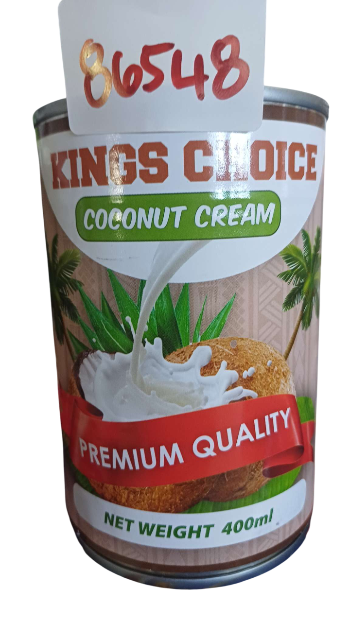 KINGS CHOICE COCONUT CREAM 400ML*24PCS