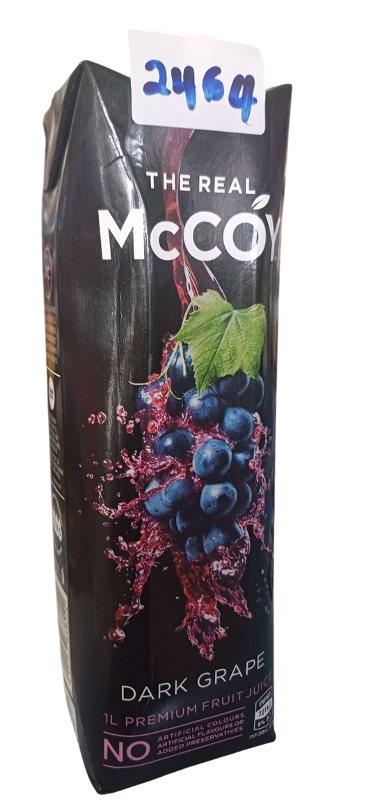 MCCOY REAL DARK GRAPE 1LTR*12PCS