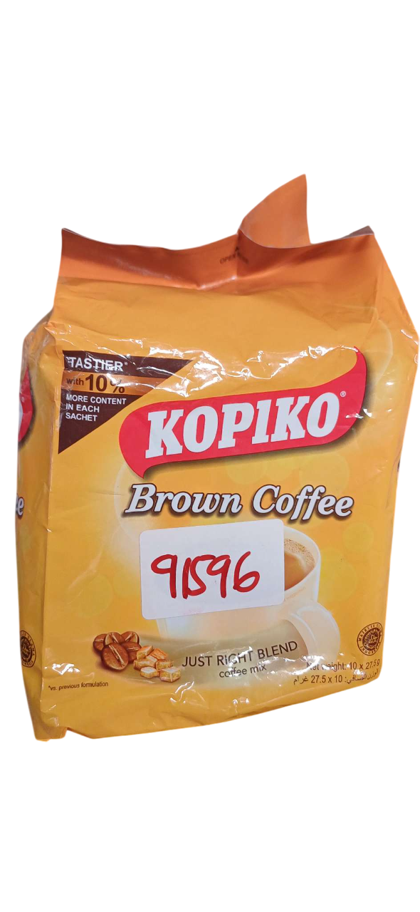 KOPIKO BROWN COFFEE POUCH (27.5G)24PCKTS*10pcs