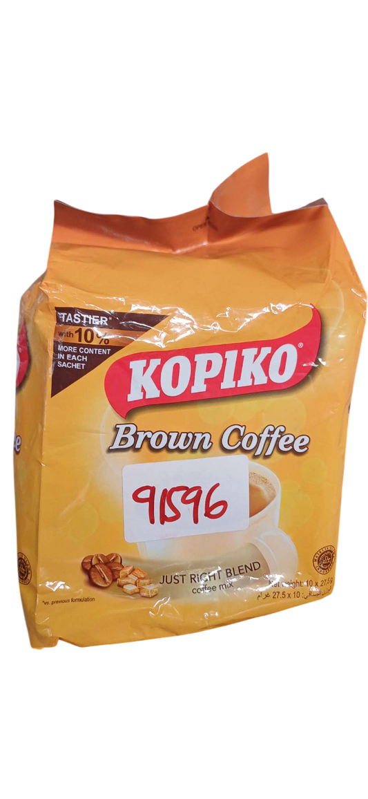 KOPIKO BROWN COFFEE POUCH (27.5G)24PCKTS*10pcs