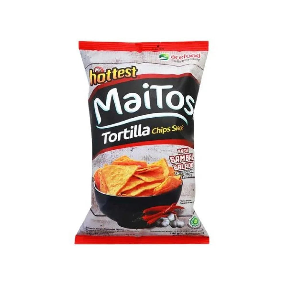 MR HOTTEST MAITOS TORTILLA  CHILI BALADO 140G*16