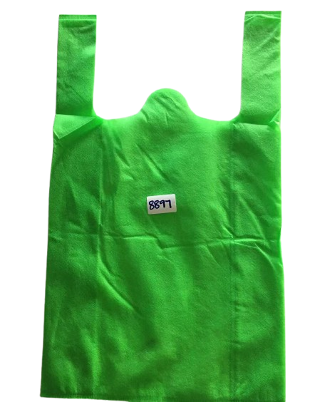 Bag - Non-Woven Shopping Bag Med  Blue/Green 55cm*500's