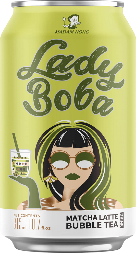 MADAM HONG LADY BOBA MATCHA LATTE 315ML*24