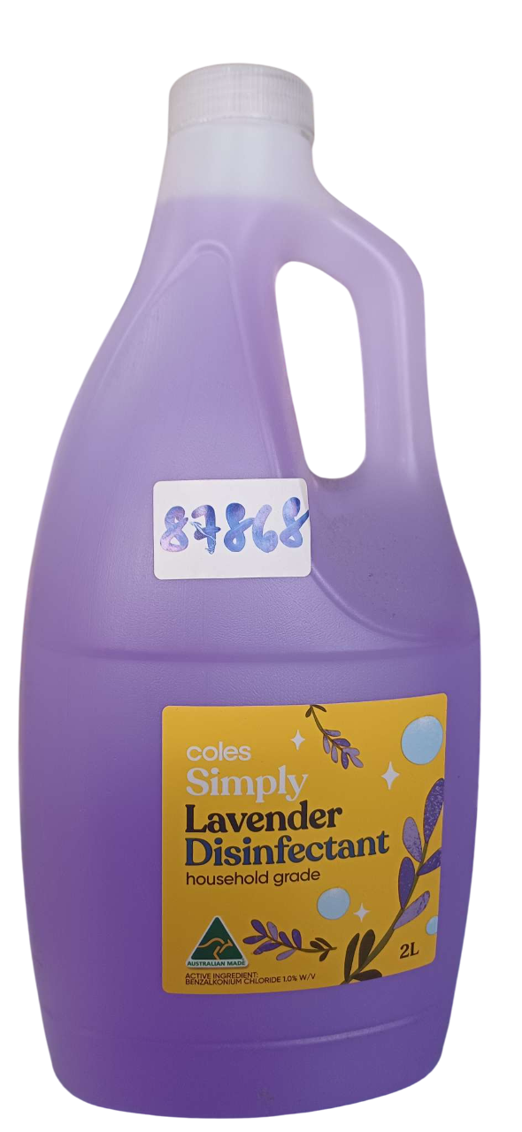 COLES DISINFECTANT LAVENDER 2LTR*6PCS