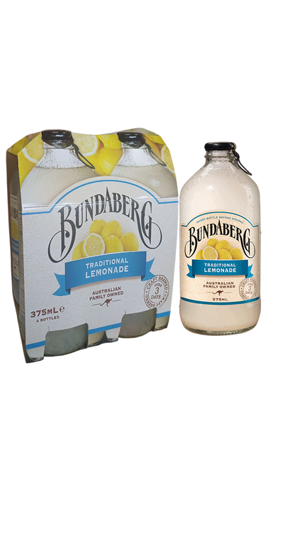 BUNDABERG TRADITIONAL LEMONADE DRINK 375ML*24