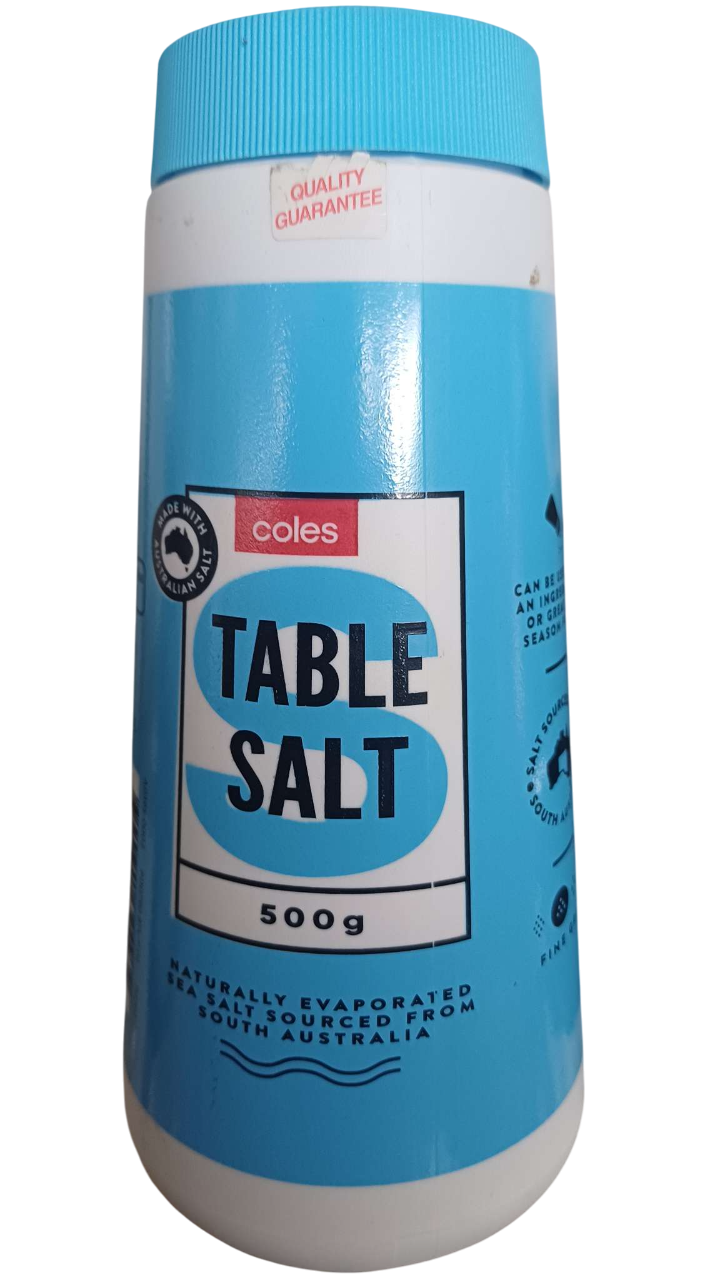 COLES TABLE SALT 500G*6PCS