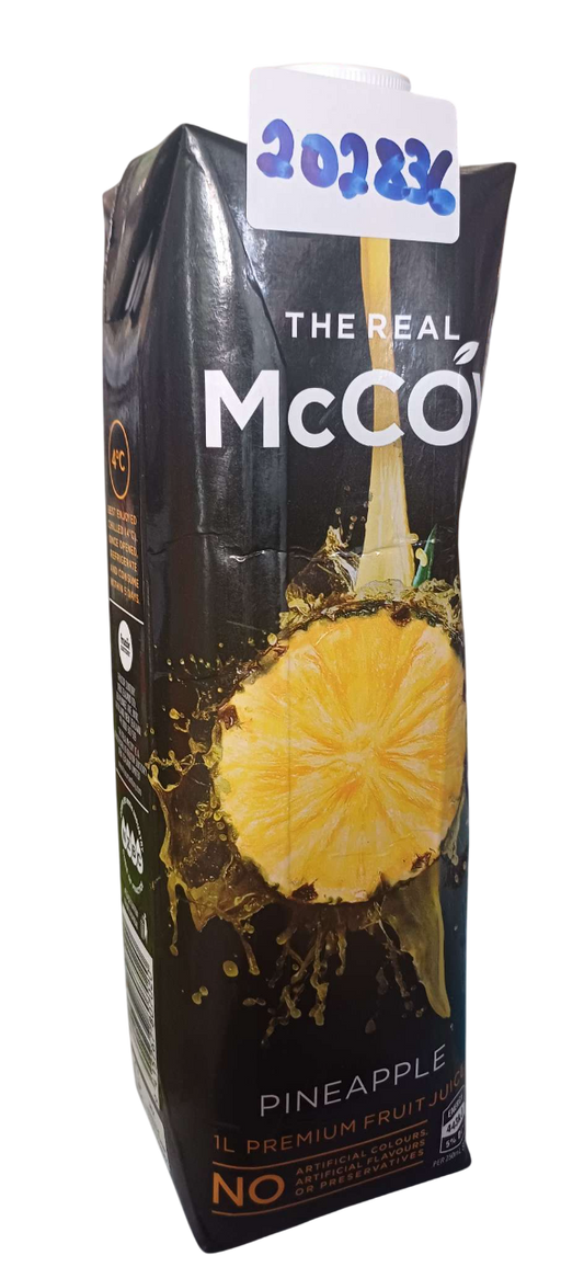 MCCOY REAL PINEAPPLE 1LTR*12PCS