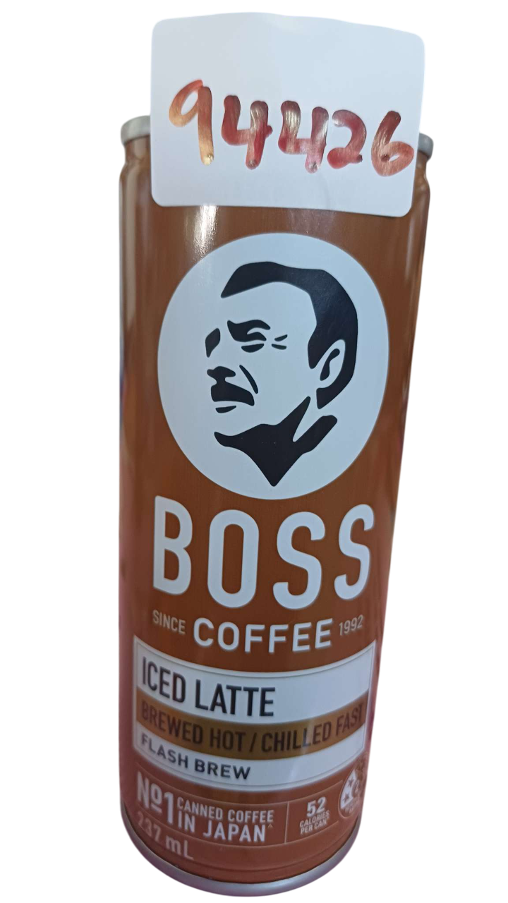 BOSS COFFEE ICED LATTE CAN 237ML*12PCS