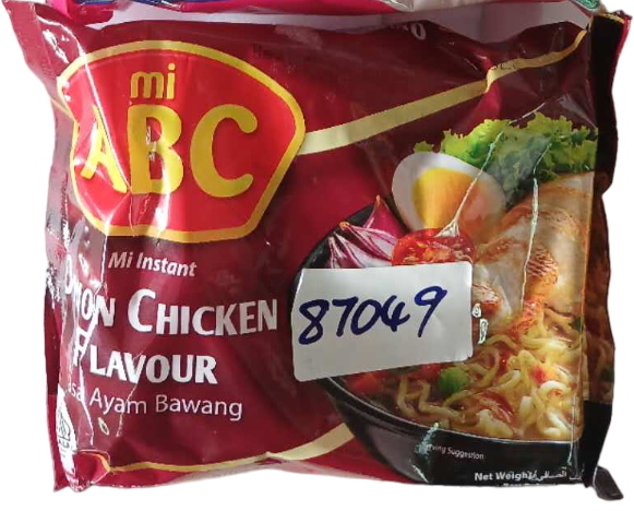 NOODLE MI ABC CHICKEN ONION INSTANT NOODLES 70G*40pcs