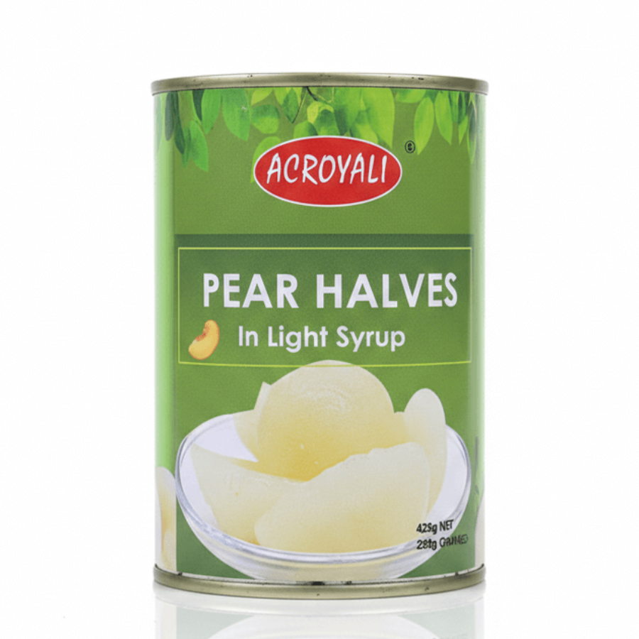 ACROYALI CANNED PEAR IN LIGHT SYRUP 425G*24