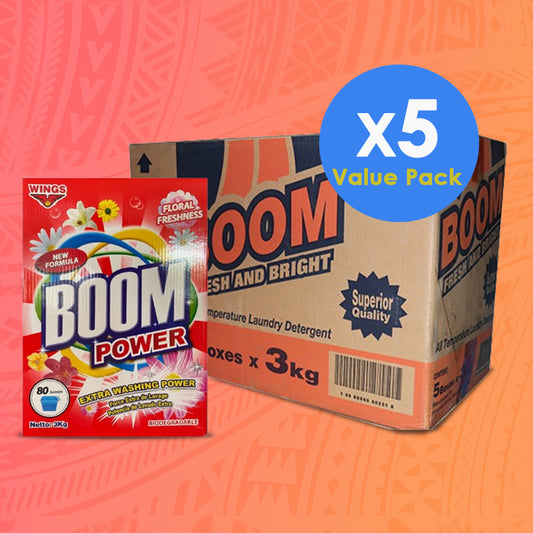 Boom 洗衣粉 3kg x 5