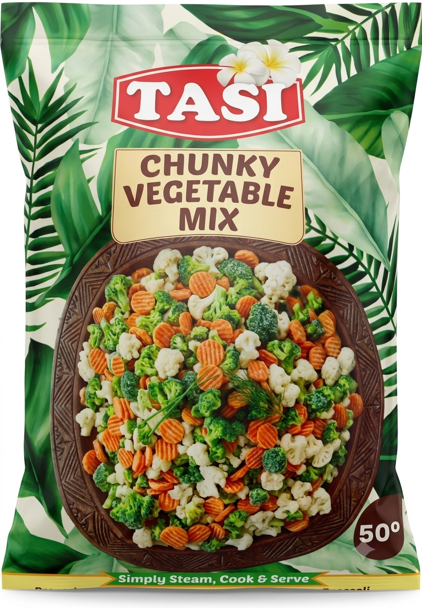 TASI MIXED VEGETABLES 1KG*10