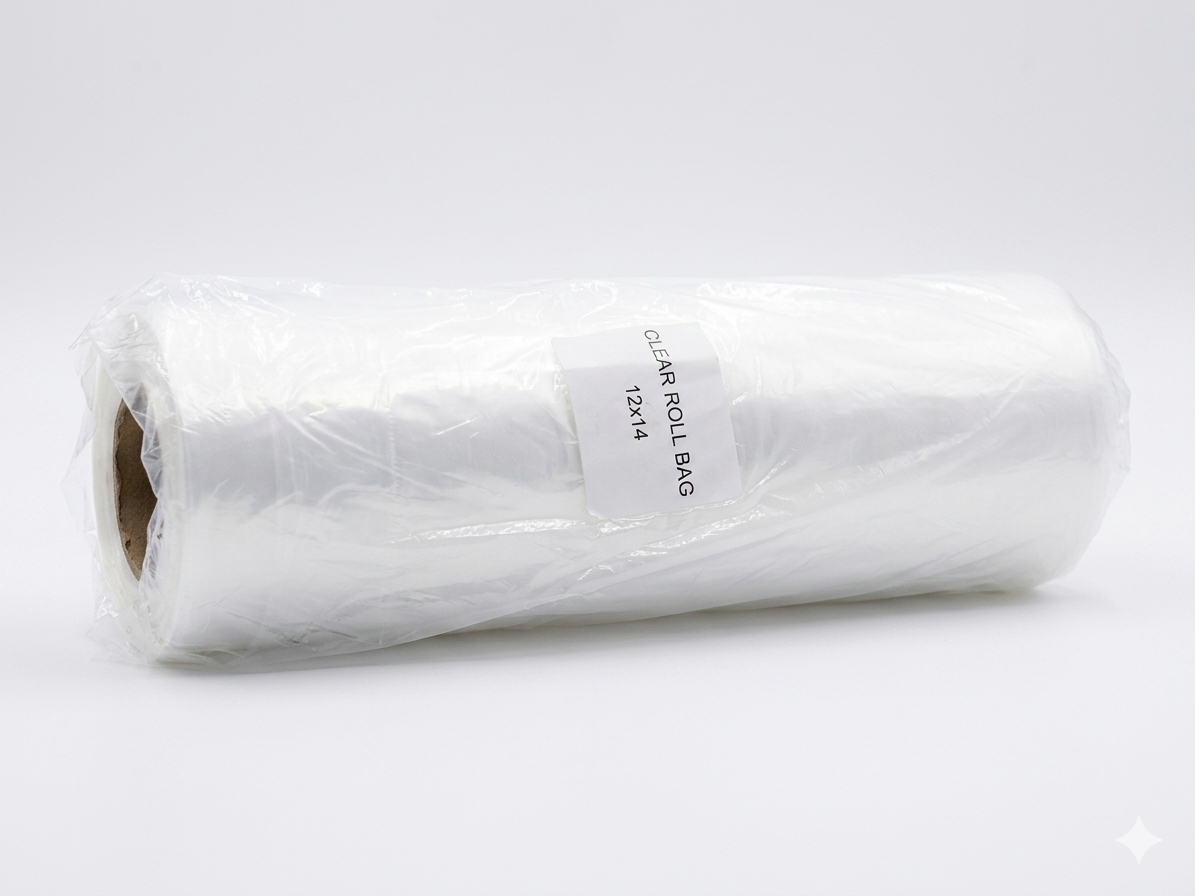 Clear Bag Rolls 12*14*15'S