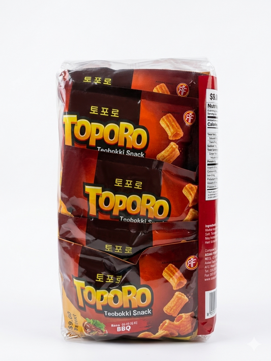 TOPORO BBQ TEOBOKKI SNACK 15G*100