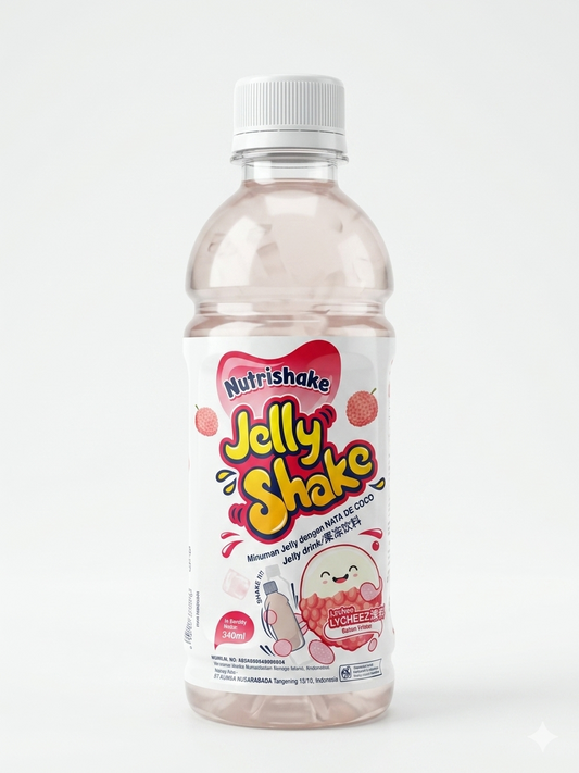 JELLY SHAKE LYCHEE 340MLS*12