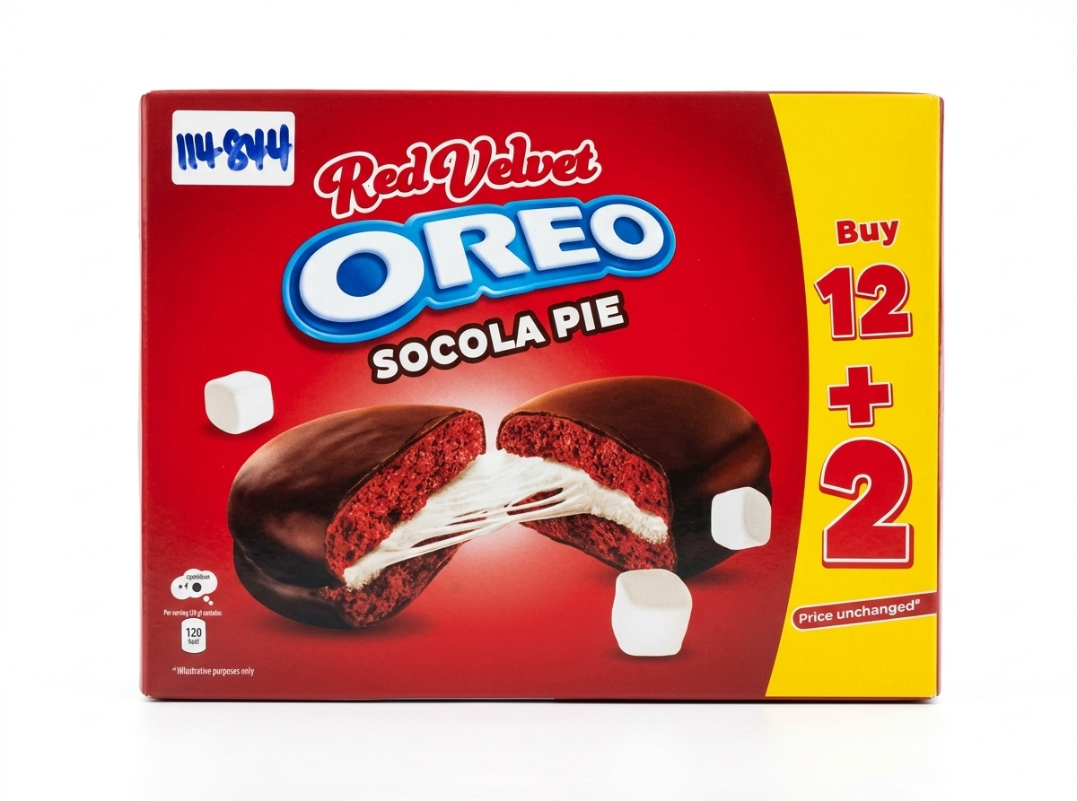 OREO CHOCO RED VELVET PIE 392G*8PKT*14'S