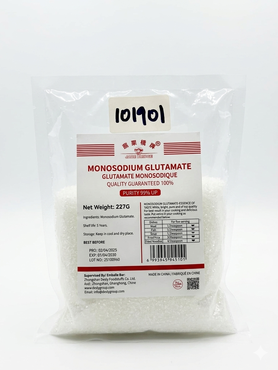 JADE BRIDGE MONOSODIUM GLUTAMATE 227G*50BGS