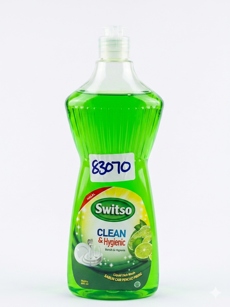 SWITSO DISH WASHING CLEAN&HYGIENIC 600ML*12
