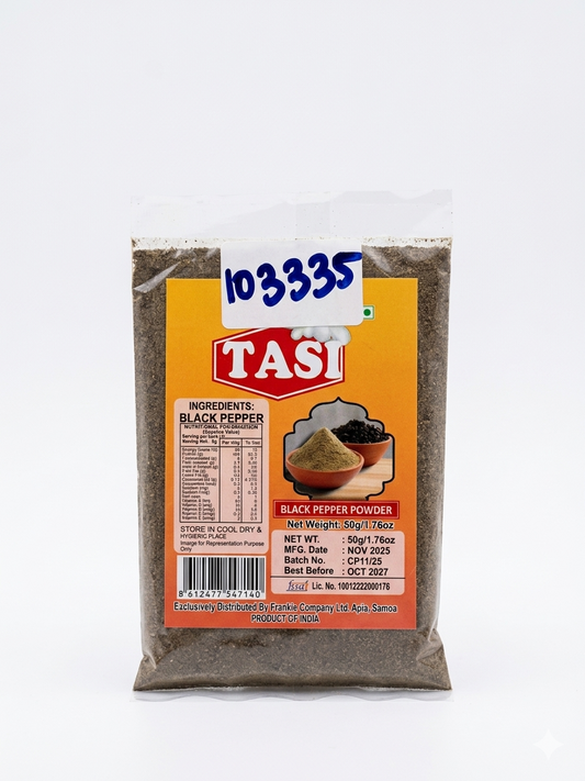 TASI BLACK PEPPER POWDERED ME GRD 50G*24'S