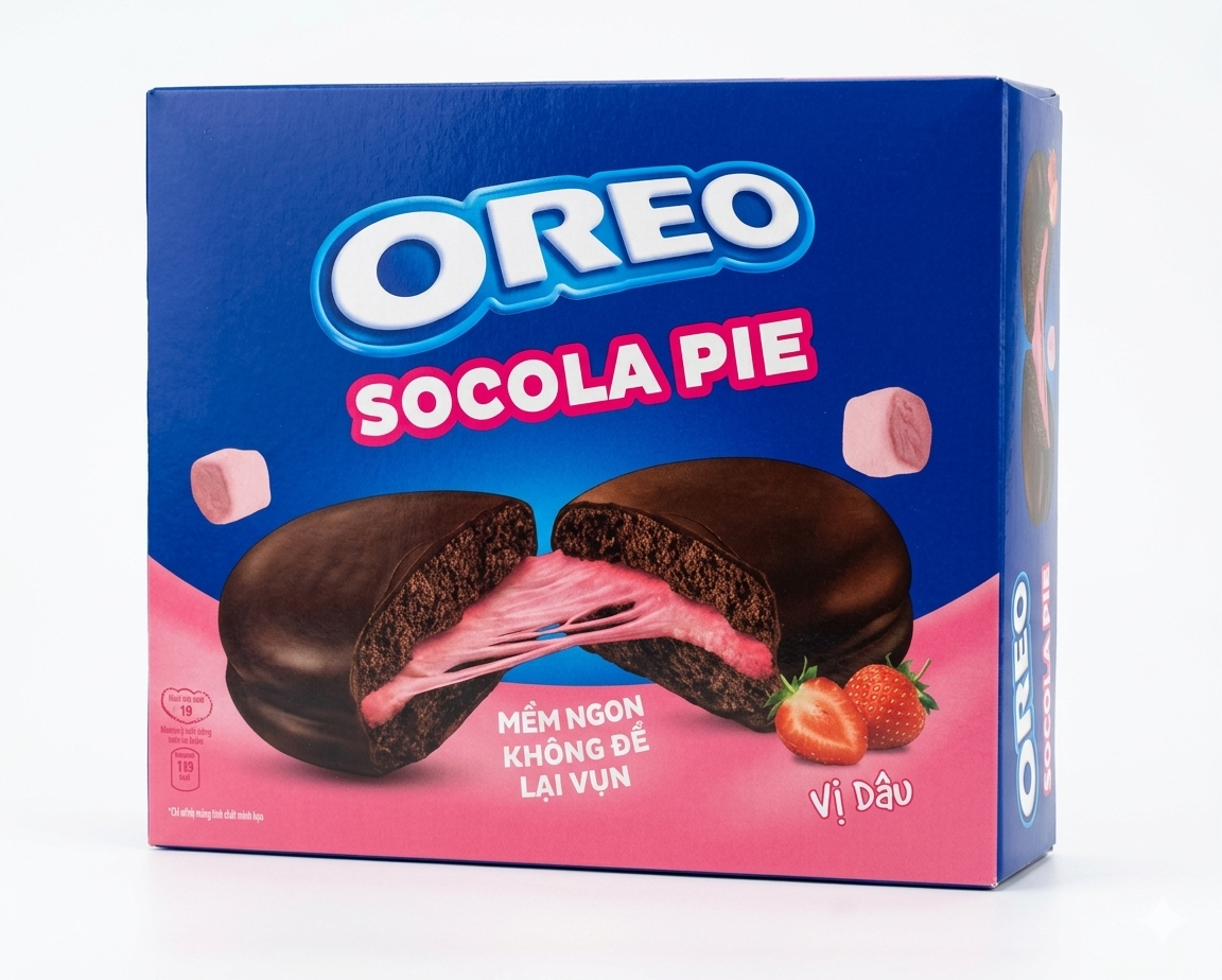 OREO CHOCO STRAWBERRY 392G*8PKT*14'S