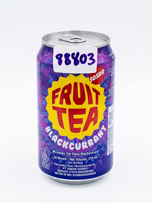 Sosro Fruit Tea B/Currant 318ml x 24