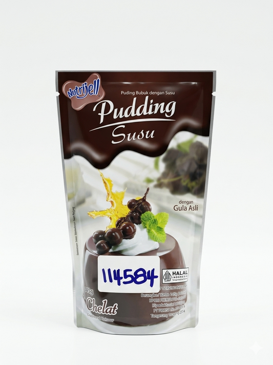 NUTRIJELL PUDDING SUSU CHOC 145G*36