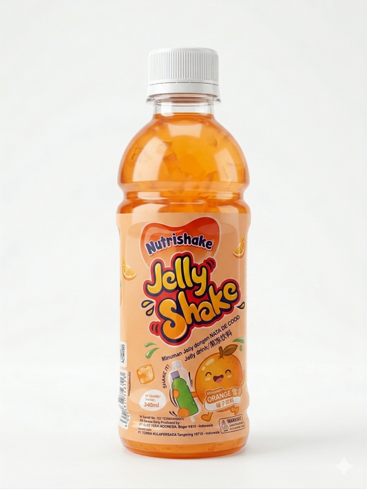 JELLY SHAKE ORANGE 340MLS*12