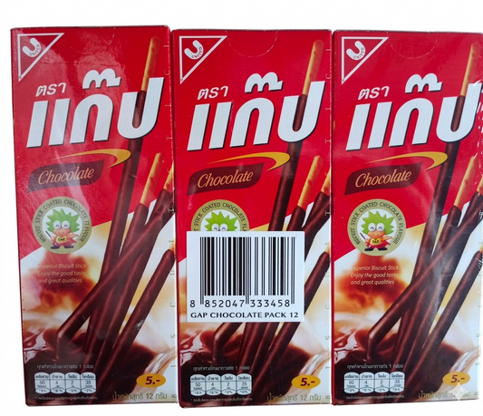 GAP BISCUIT STICKS CHOCOLATE 12G*144