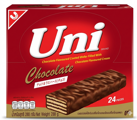 UNI CHOCOLATE WAFER 12G*288