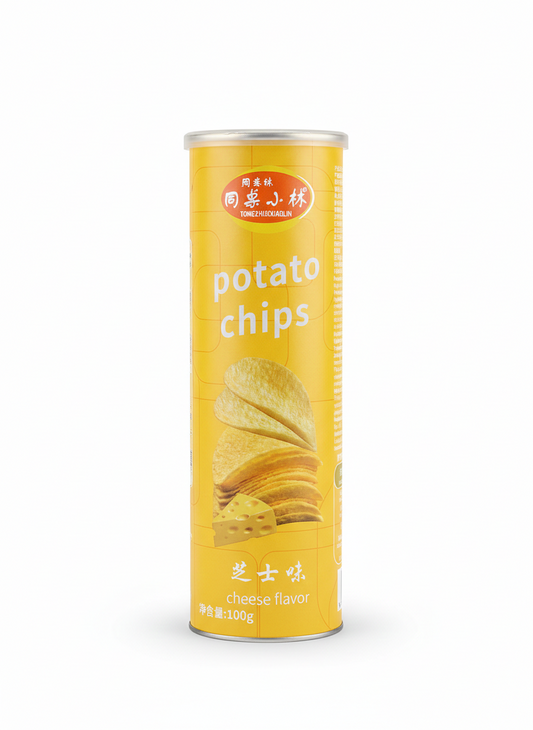 XIAOLIN POTATO CHIPS CHEESE 100G*24'S