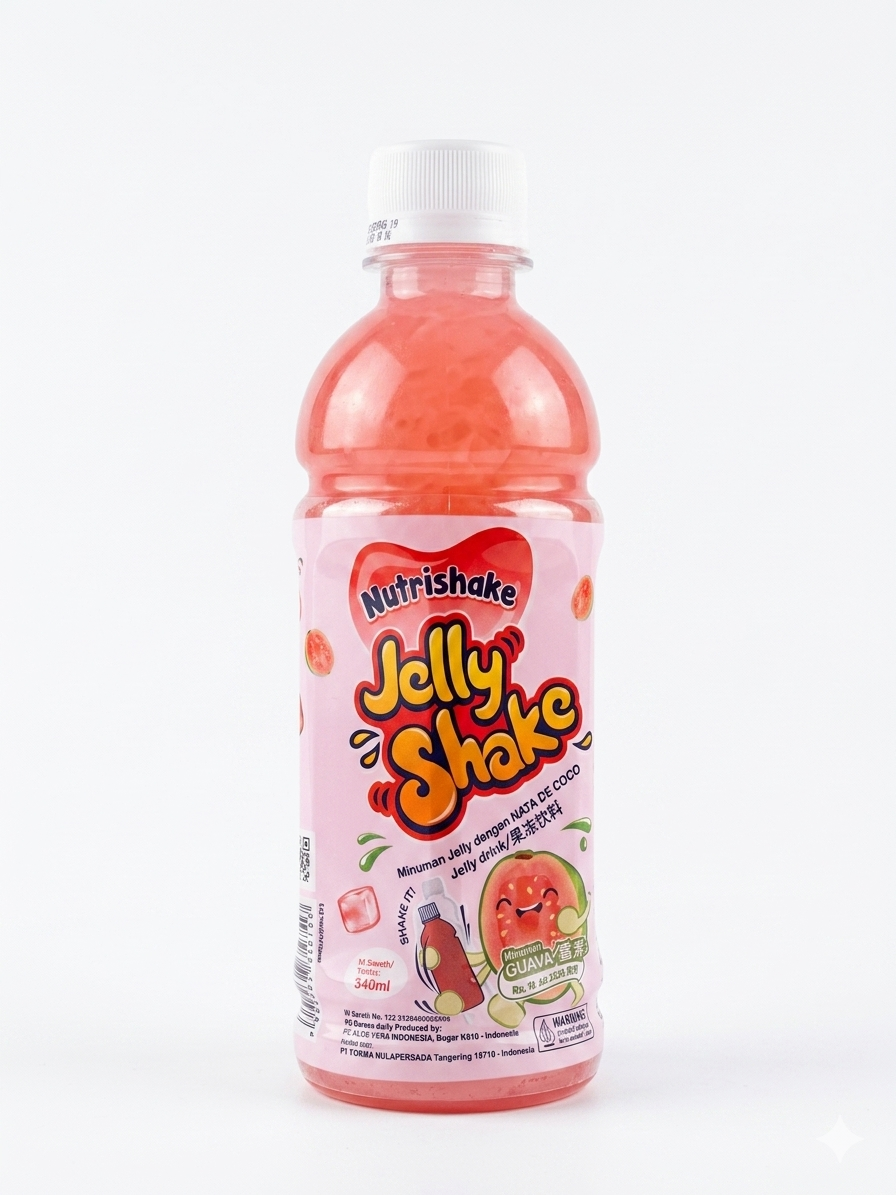 JELLY SHAKE GUAVA 340MLS*12