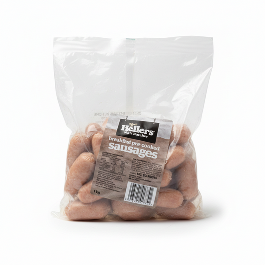 HELLERS BREAKFAST SAUSAGE 1KG*8