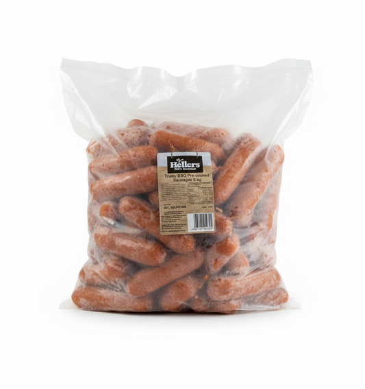 HELLERS PC GRILL MARK SAUSAGES 5KG*4