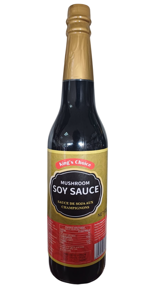 KINGS CHOICE SOY SAUCE 625MLs*24s