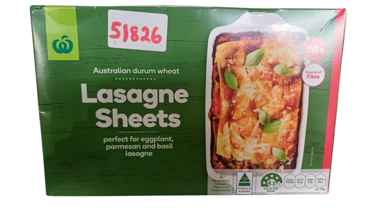 WW LASAGNE SHEETS PASTA 205G*6PCS