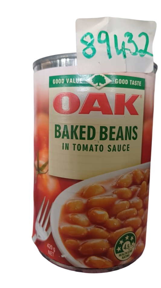 OAK BAKED BEANS 420G*24PCS