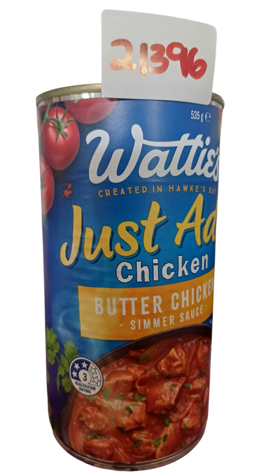 WATTIES JUST ADD BUTTER CHICKEN 535G*12pcs