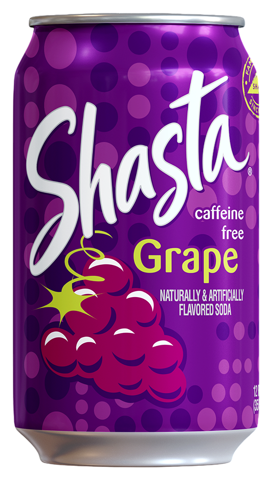 SHASTA GRAPE 355ML*24PCS