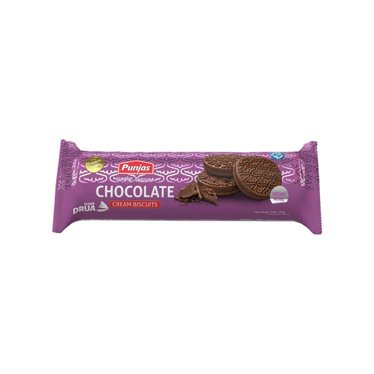PUNJAS CHOCOLATE CREAM BISCUIT 250G*20