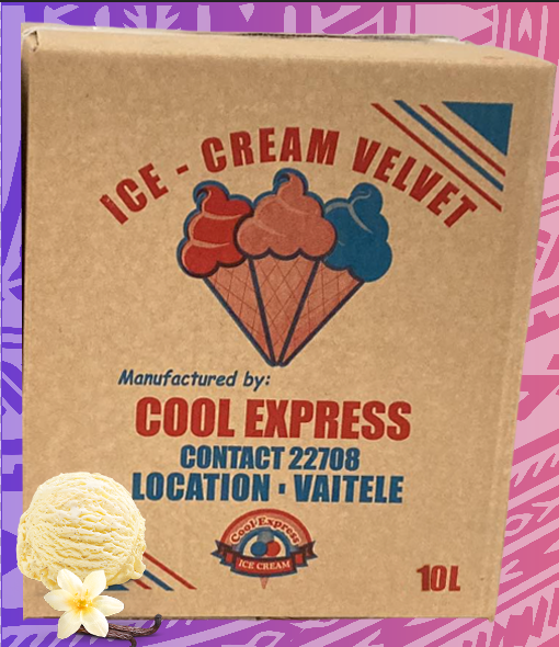 ICE CREAM VELVET VANILLA 10L