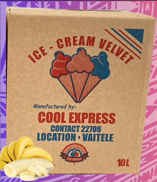 ICE CREAM VELVET BANANA 10L