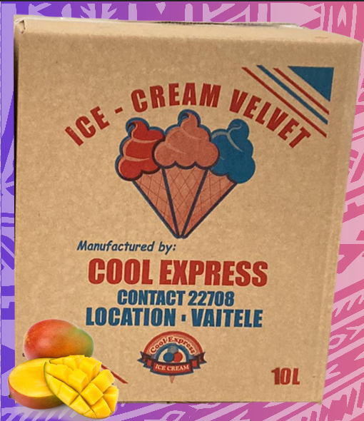 ICE CREAM VELVET MANGO 10L