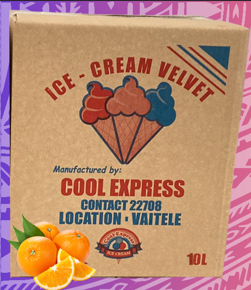 ICE CREAM VELVET ORANGE 10L