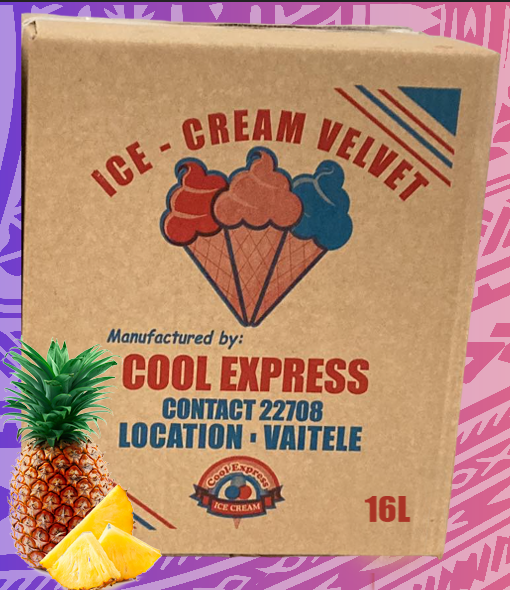 ICE CREAM VELVET PINEAPPLE 16L