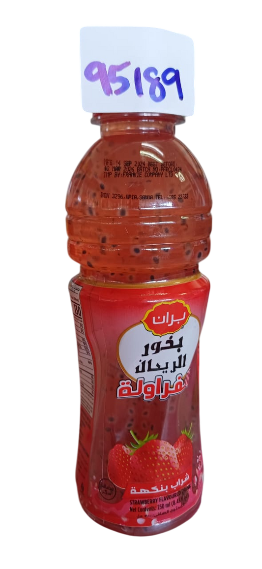 PRAN BASIL SEED STRAWBERRY DRINK 250ML*24