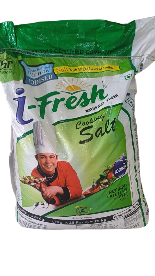 Salt J-Fresh Iodized 25kg